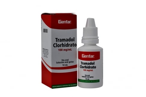 Tramadol Clorhidrato 100 mg /mL Frasco Con 10 mL Gotas Rx