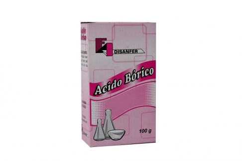 Acido Borico Disanfer Caja Con 100 G