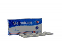Meloxicam 15 mg AG Caja Con 10 Tabletas Rx