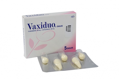 Vaxiduo 100 / 400 mg Caja Con 5 Óvulos Rx Rx2