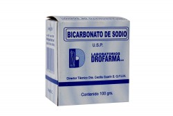 Bicarbonato de Sodio Caja Con Bolsa Con 100 g