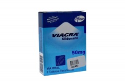 Viagra 50 mg Caja Con 2 Tabletas Rx