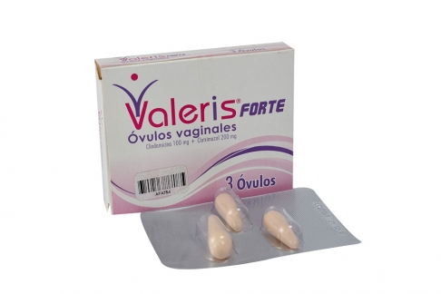 Valeris Forte 100 / 200 mg Caja Con 3 Óvulos Rx