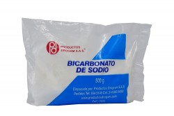 Bicarbonato De Sodio Drogam Bolsa Con 500 g