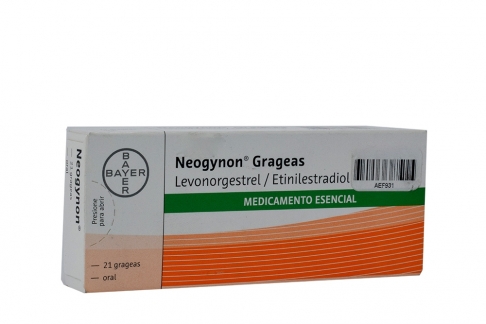 Neogynon Caja Con 21 Grageas Rx Rx1