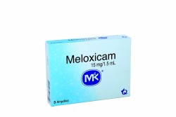 Meloxicam 15 mg / 1.5 mL Caja Con 3 Ampollas Rx