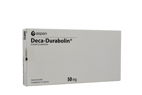 Deca-Durabolin 50 mg Solución Inyectable Caja Con 10 Ampollas Con 1 mL C/U Rx