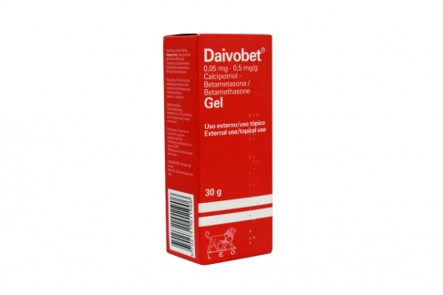 Daivobet Gel 0.05 mg / 0.5 mg / g Caja Con Tubo Con 30 g Rx