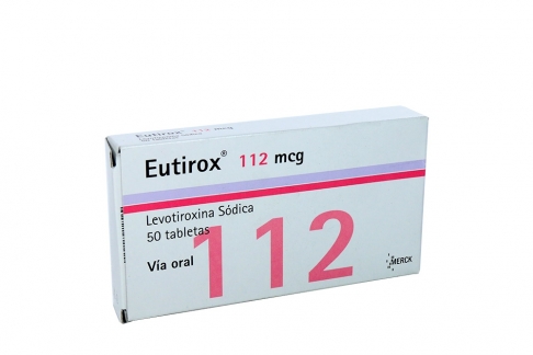 Eutirox 112 mcg Caja Con 50 Tabletas Rx4