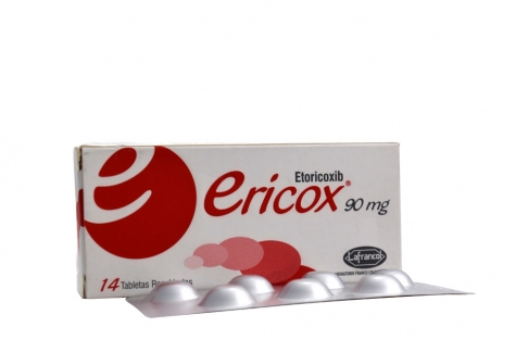 Ericox 90 mg Caja Con 14 Tabletas Recubiertas RX4