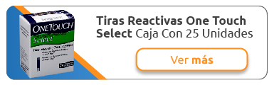 Tiras Reactivas One Touch Select Caja Con 25 Unidades